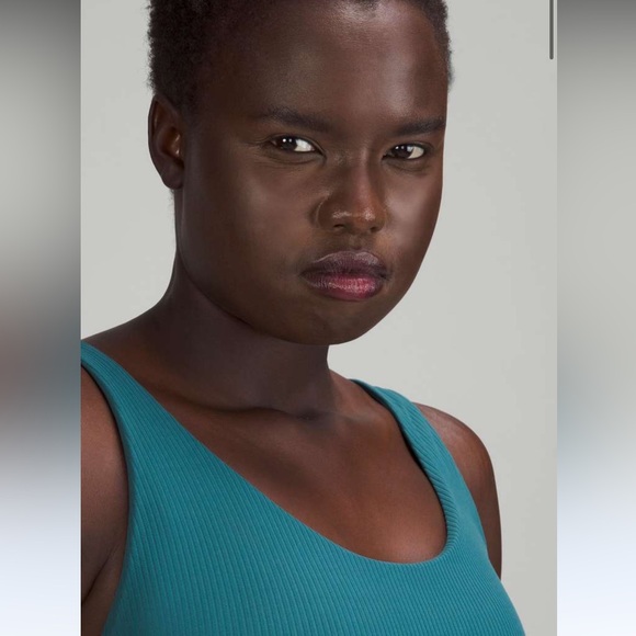 Lululemon Align Ribbed Bra Green Jasper NWOT 8 - Picture 3 of 5